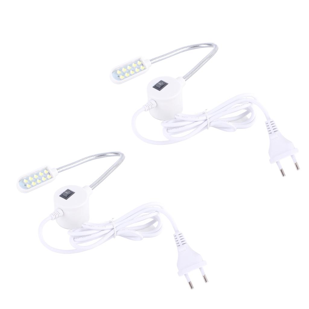 2pcs LED Sewing Machine Light Flexible Work Sewing Light with Magnetic Base