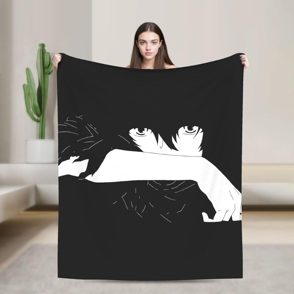 Super Warm Blanket Camping Mirai Nikki Number Twelve Throw Blanket Flannel Bedspread Living Room Street Trend Sofa Bed Cover