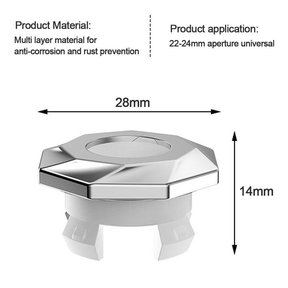 Plastic Sink Overflow Covers Round Trim Ring Cap  Kitchen Bathroom Supplies