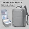 Дорожный рюкзак для ноутбука, мужской рюкзак, рюкзак большой емкости Ryanair 40x20x25, женский рюкзак для салона, сумка для компьютера для колледжа