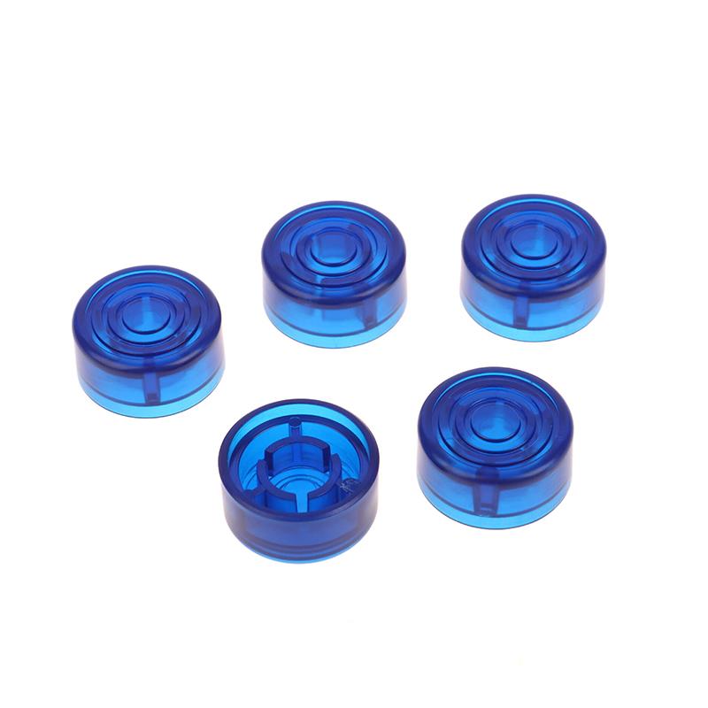 5 шт. Колпачки для ножных переключателей педалей гитарных эффектов, Ручки, Пластиковые бамперы, Защита ножного переключателя, Аксессуары