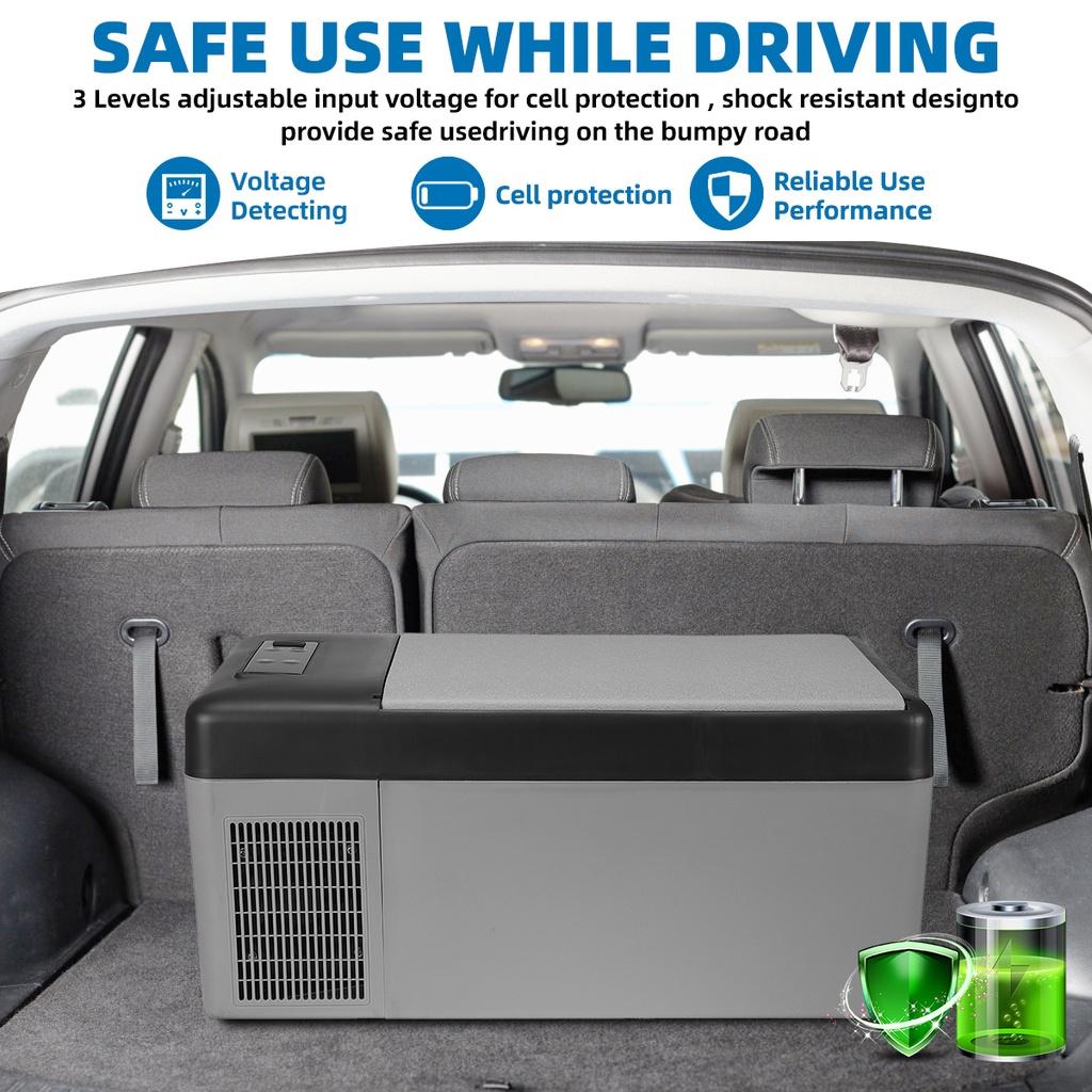 15/20/25/30/40/50л автомобильный холодильник/морозильник портативный электрический компрессорный охладитель для автомобиля и дома управление через приложение опционально