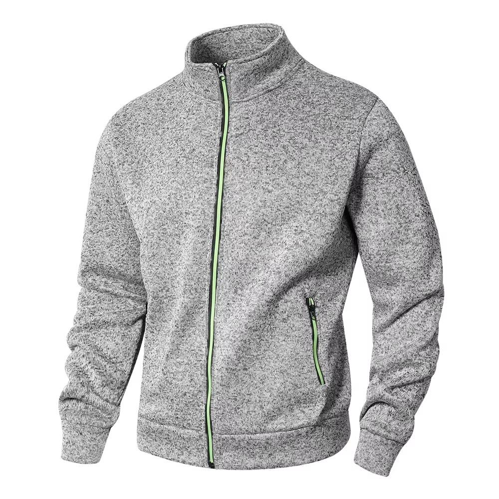 Men's Casual Fleece Jacket - Multi-Color Options