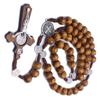 Handmade Round Bead Catholic Rosary Quality Bead Necklace Religious Pendants