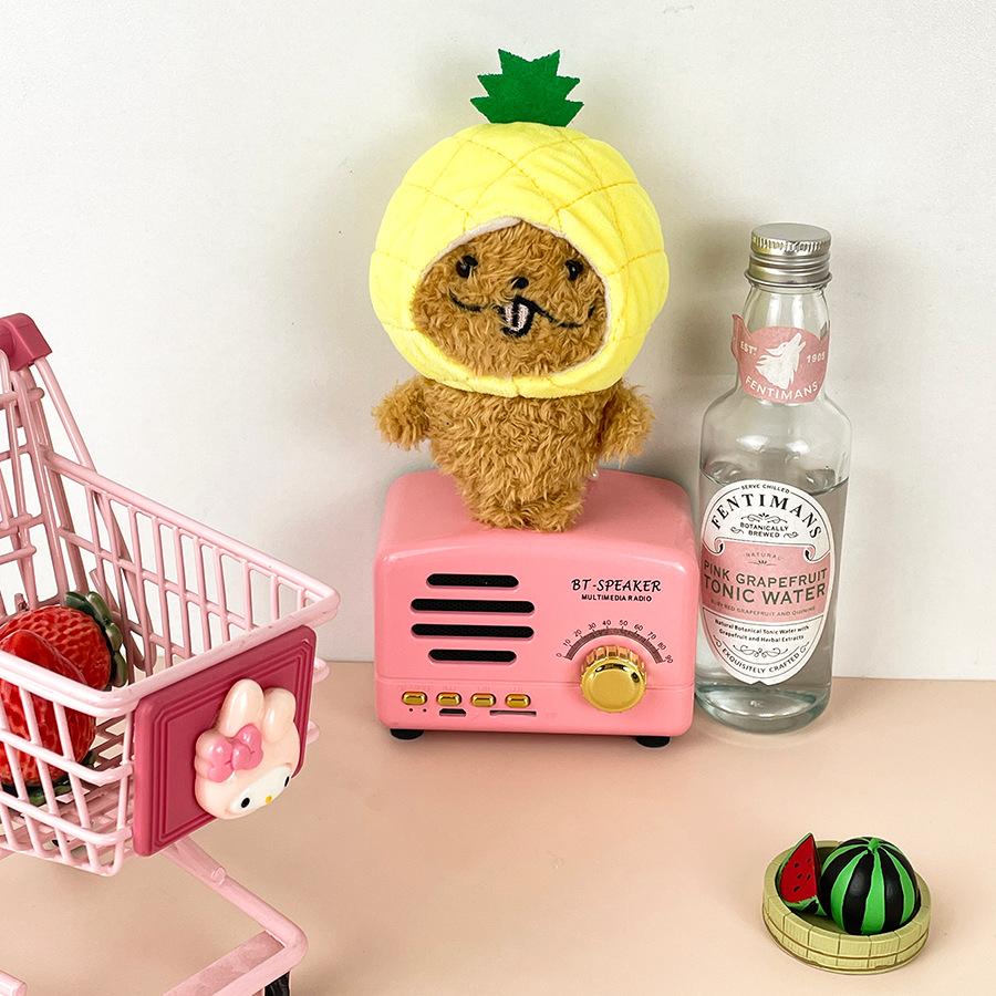 Fun Fruit Animal Pendant Drag Doll Plush Toy Bag Hanging Ornament Doll New Product Grab Doll