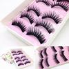5 пар Beauty Wispies Натуральные Длинные Густые Мягкие Накладные Накладные Ручной Работы Ресницы