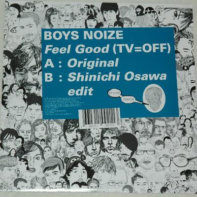 12-дюймовая пластинка BOYS NOIZE - Feel Good (ТВ=ВЫКЛ) KITSUNEMUSIC044 Kitsune Music 2007 Франция Танцевальная и Электронная Б/У