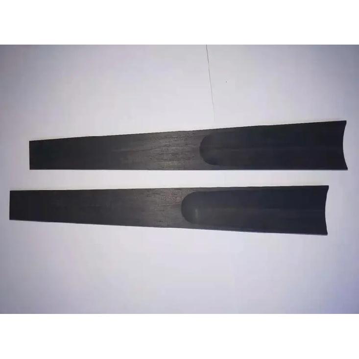 2 PCs Quality Violin Fingerboard Ebony Natural color 4/4 Violin Parts