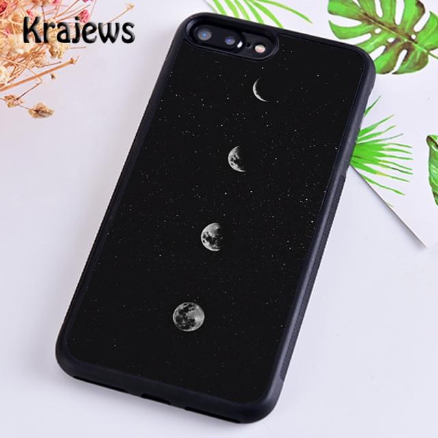 Krajews Луна Космос Лунное Затмение Планета Мягкий Чехол Для Телефона Для iPhone 17 Air 16 15 14 plus 11 12 13 pro max coque Fundas