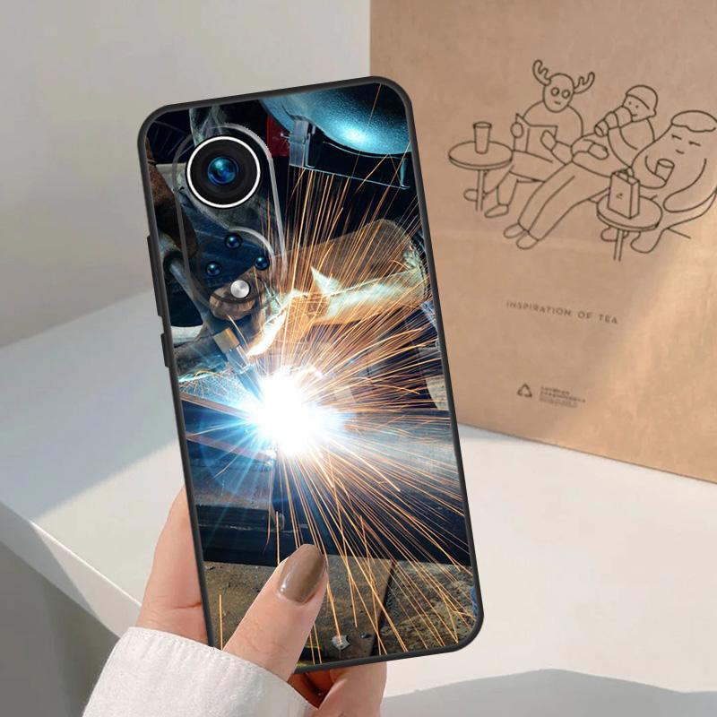 Сварщик Сварка Горячий Металл Рабочий Для Honor Magic 8 Pro 7 6 5 Lite Чехол Для Honor Win RT 200 400 50 70 90 X8b X9a X9b X9c X9d