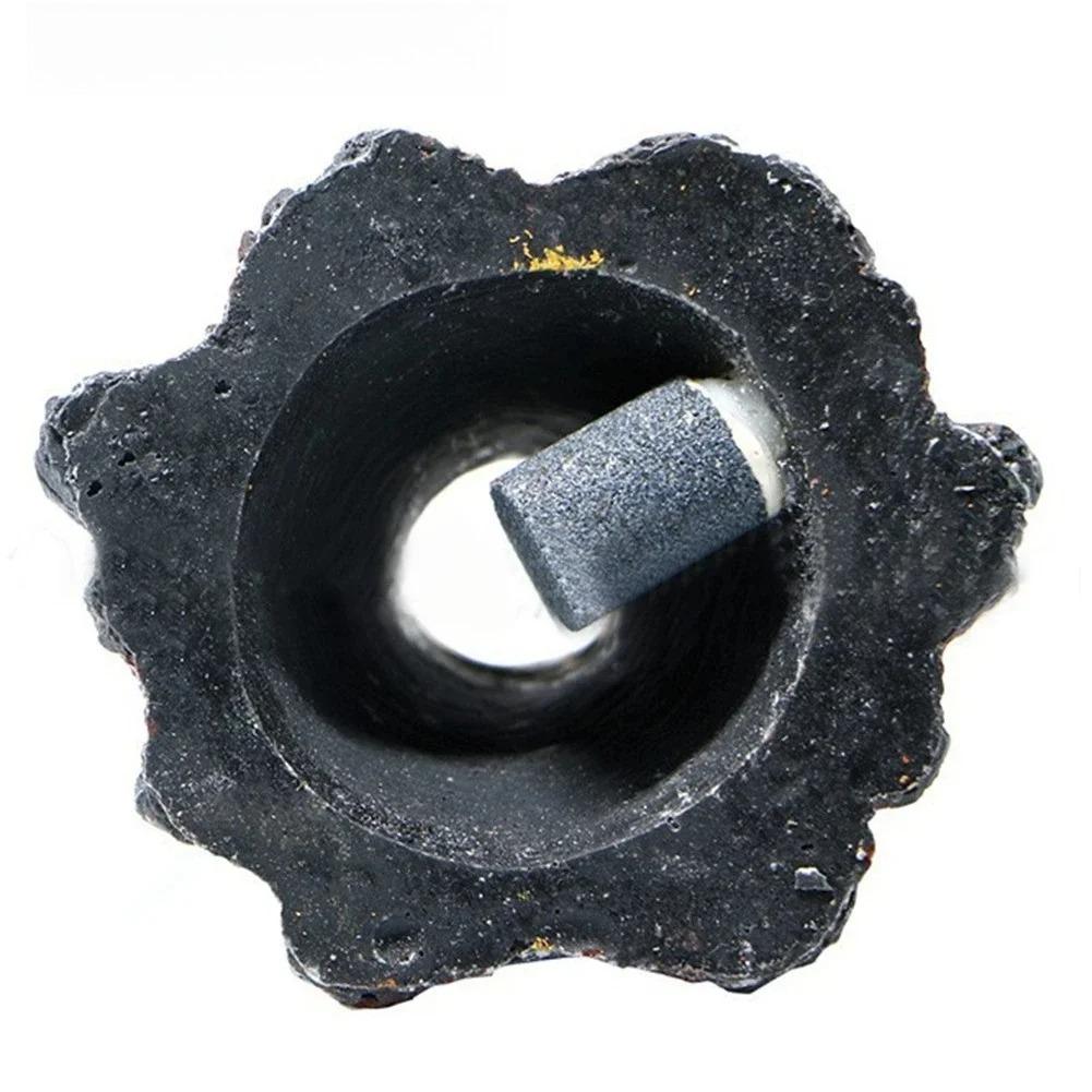 1 шт. Ландшафтный дизайн аквариума Имитация вулкана Аксессуары для аквариума Каменистый аэратор Для насоса Камень-пузырь Кислород