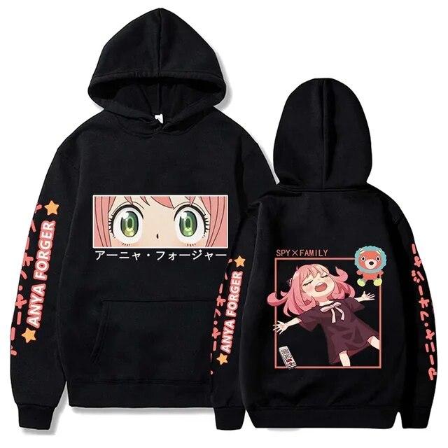 Толстовка с капюшоном в стиле аниме Spy X Family, толстовки Anya Forger Bond, толстовка Yor Blair Y2k, пуловер на весну и осень для мужчин и женщин