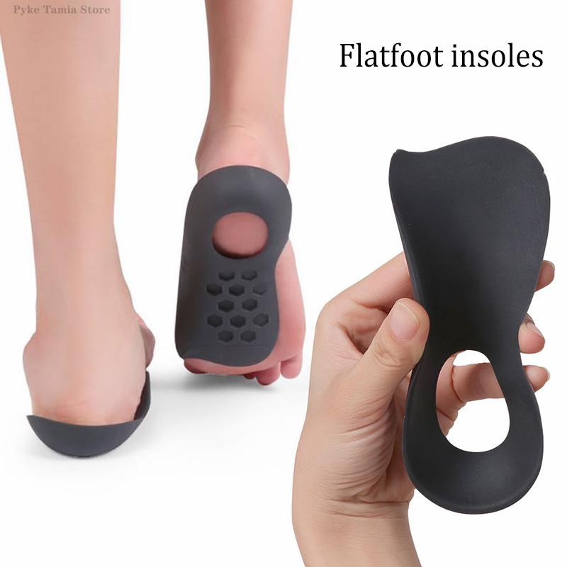 1 пара стелек для плоскостопия, ортопедические, для коррекции свода стопы, с поддержкой, пяточные подкладки, вставки для обуви для О-образных ног и подошвенного фасциита, уход за ногами