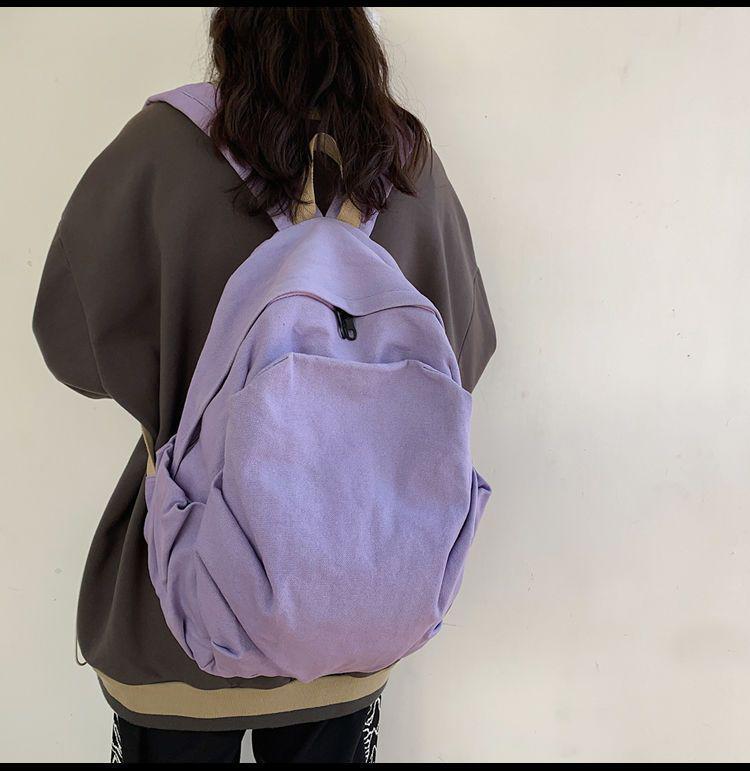 Женский ретро холщовый рюкзак: Вместительный, Прочный и Стильный для Колледжа, Путешествий и Многого Другого