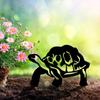 1pc Hawaiian Style Metal Tortoise Wall Hanging – Ideal for Home & Garden Decor, Elegant Sculpture for Garden Parties