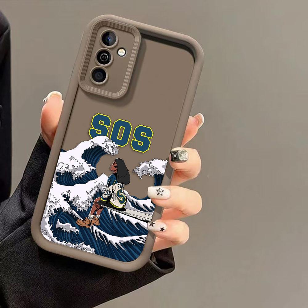 Чехол для телефона Singer SOS SZA для Samsung A07 A50 A70 A03 A03S A04 A05 A05S A06 A11 A12 M15 A10 M16 M30S M34 M51 M54 NOTE 20