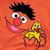 Sesame Street Unisex Adult Holding Rubber Duckie Ernie T-Shirt