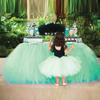 Новая юбка-пачка для стола, тюлевая посуда, свадебное украшение, детский душ, вечерние, свадебный плинтус для стола, домашний