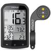 CYCPLUS GPS Cycle Computer Bicycle Speedometer Large Screen Wireless Compatible with SMART and Sensors STRAVA Data Sync Heart Rate Altimeter Cadence
