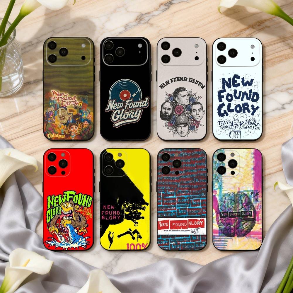 Панк N-New Found Glory Группа Чехол для Телефона Силиконовый Мягкий Для IPhone 17pro 16 15 14 13 12 11 X XR Plus Pro Max Plus