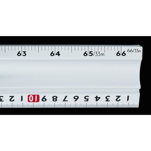 Shinwa Sokutei Aluminum Cutter Ruler, Cut Master, 2m, Dual Graduations, with Handle, 65097