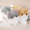 Cat Doll Sleeping Pillow Girls Accompanying Doll Cute Simulation White Kitten Plush Toy