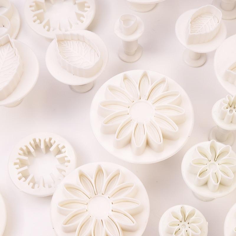 33 шт. плунжерный пластиковый резак для помадки Diy форма для печенья, инструменты для выпечки торта