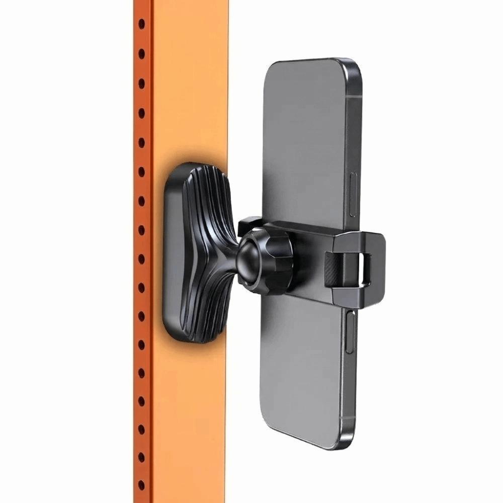 Adjustable Magnetic Phone Holder Phone Holder Clamp Gym Forklift Kitchen