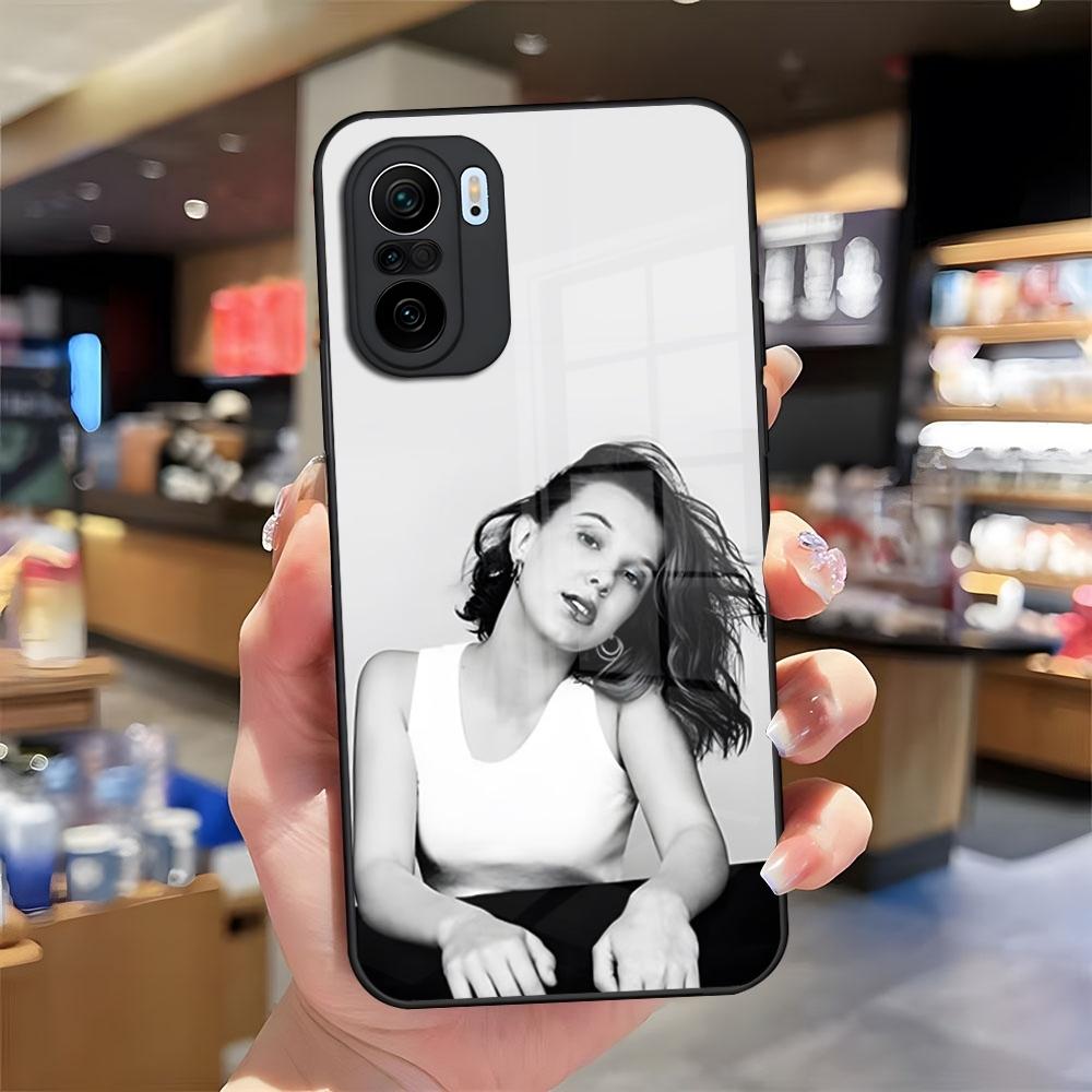 Чехол для телефона Millie Bobby Brown для Redmi 13 12 13c 12c Note 13 Pro Plus 11 12 Pro 10 12s 11s с защитным стеклом.