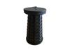 Cover for portable adjustable folding stool with strap