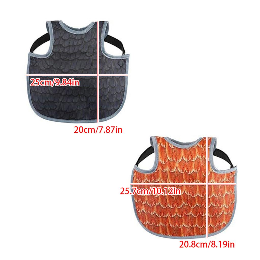 Упаковка из 2 водонепроницаемых накидок для птицы Прочная ткань для кур Внешняя защита и удобство