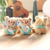 Butter Bear Cute Keychain Pp Cotton Stuffed Toy Backpack Decor Gift For Kids