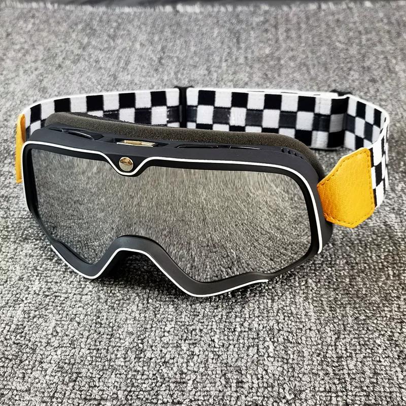 Motorcycle personalized glasses ski goggles men and women retro off-road riding locomotive windproof sand helmet goggles