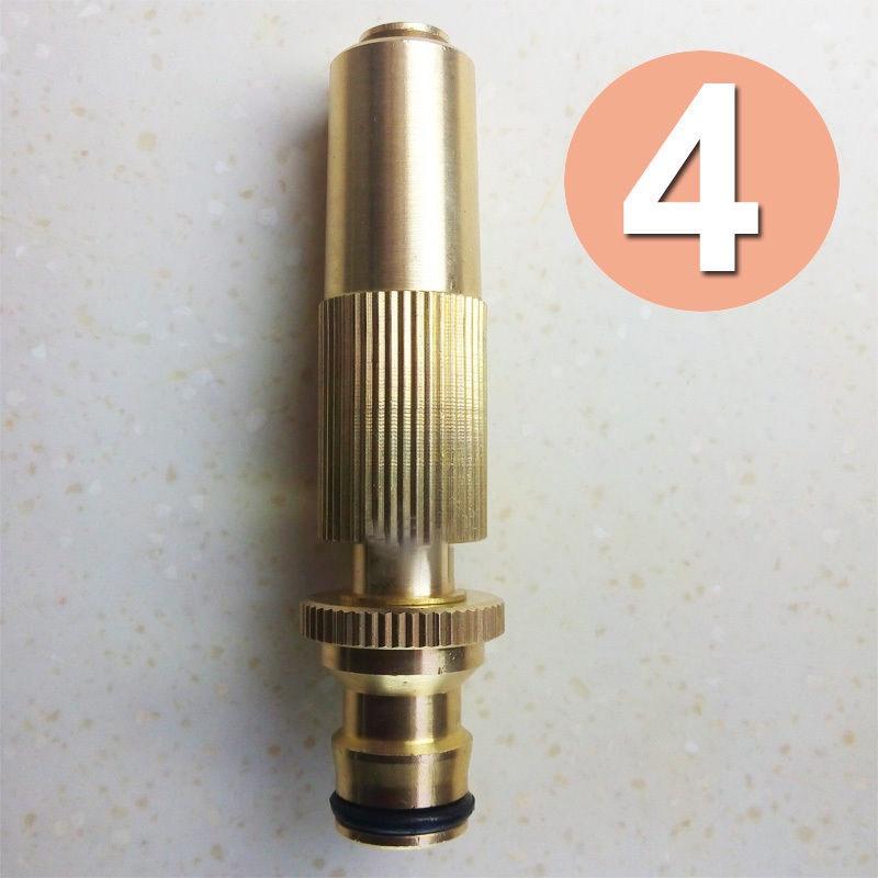 Rustresistant Brass Garden Pipe Connector With Quick Fit Fitting And Handy Switch Nozzle