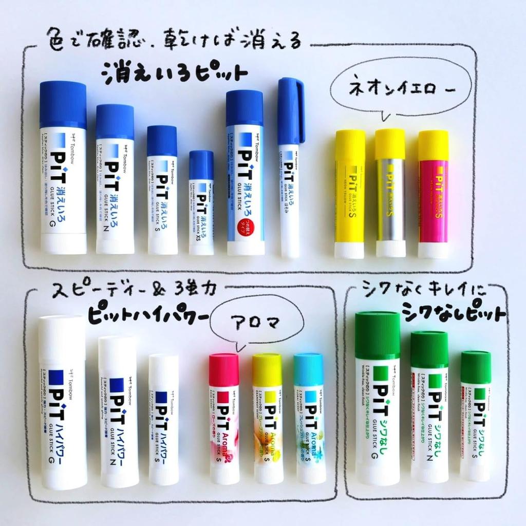 Клей-карандаш Tombow Pencil PiT для использования даже на тонкой бумаге, размер G, 20 штук, не морщинит (Легкая бумага) (39g) ПТ-ГАЗ-20П