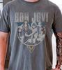 Футболка Jon Bon Jovi Рок-н-ролльная группа на винтажном черном Comfort Colors 1717