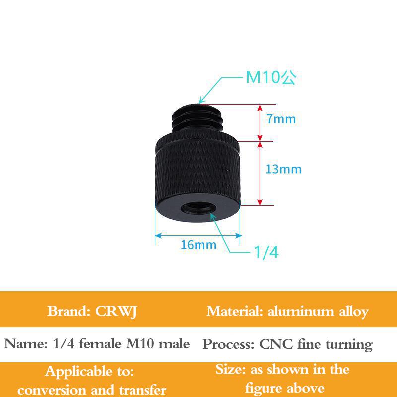 Винт для крепления штатива с двумя гайками от 1/4 до M4 M5 M6 M8 M10 Адаптер кронштейна для проектора