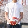 Under Armour Повседневная однотонная спортивная трикотажная футболка с круглым вырезом унисекс топы белые 22500509-100