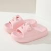 Женские толстые тапочки Cloud на платформе Eva Cfortable Non-Slip Home Slides Bowknot Girls Summer Sandals Flip Flops