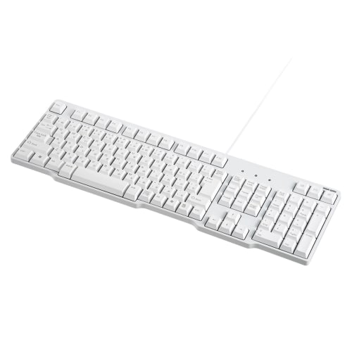 SANWA SUPPLY USB Keyboard (White) SKB-L1UN