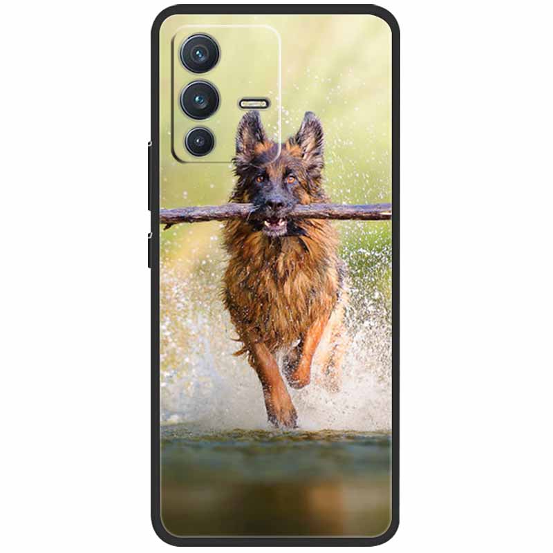Для vivo V23 5G Чехол V2130 Силиконовый Милый Космический ТПУ Черные Оболочки для Vivo V23 Pro Чехол Бампер V2132 для vivoV23 V 23 V23Pro Сумка