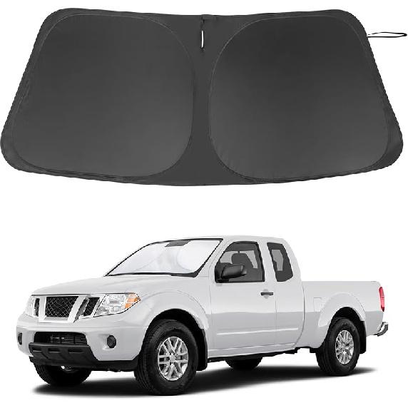 TINGLU Солнцезащитный козырек для Tesla Model X Tesla X 2016-2024 2025 Аксессуары Солнцезащитный козырек на лобовое стекло Защита от УФ-лучей Накидка на солнцезащитный козырек С