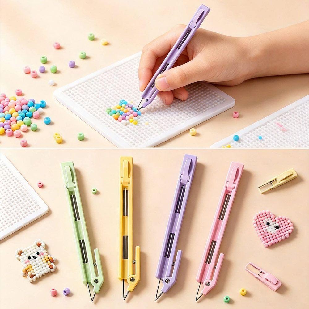 Smooth Gliding Bead Pen Automatic Dispensing Puzzle Bead Tool Bead Placement Tool Puzzle Assembly