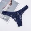 Lace Panties Women Seamless Briefs Soft Lingerie Low-rise Hollow Underwear Tempting Thongs Female Underpants EMA