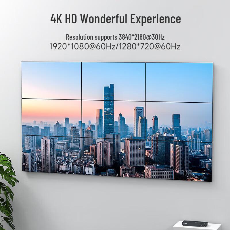MT-viki 4K 9-экранный HDMI видеостеновой контроллер