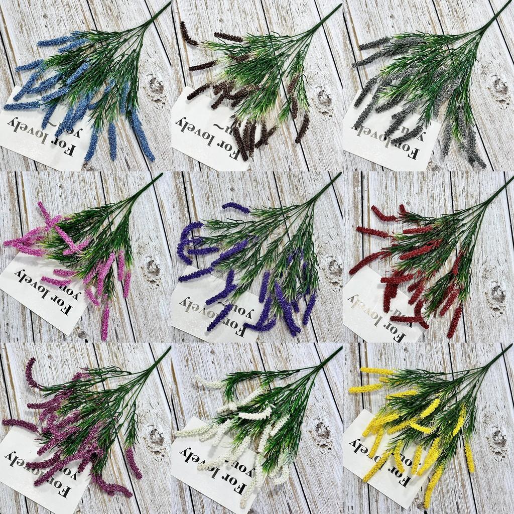 Simulated Bouquet Lavender Artificial Plastic Artificial Flower For Decor Indoor