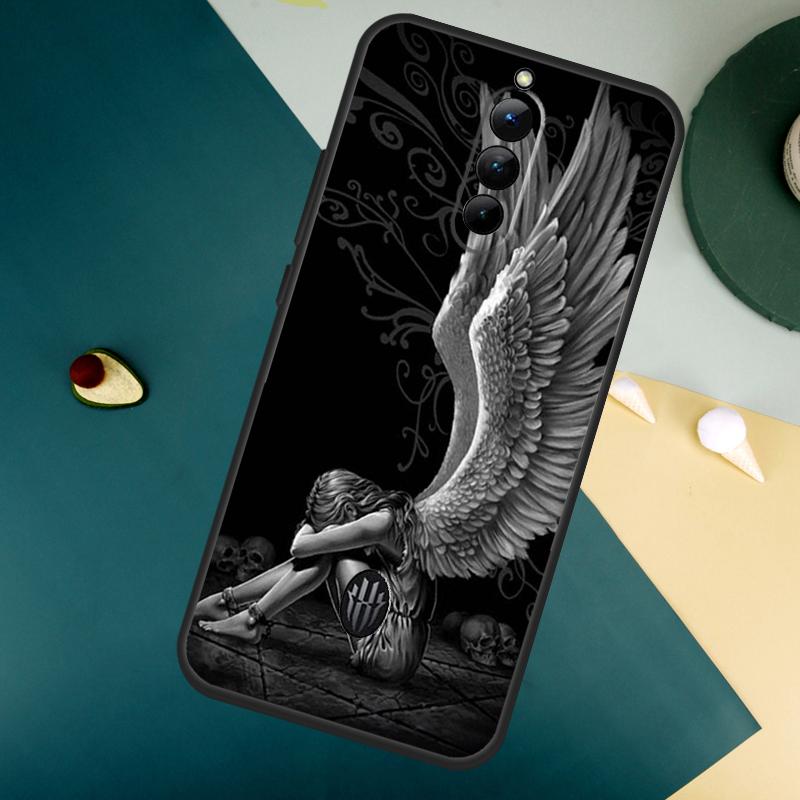 Чехол для ZTE Nubia Red Magic 10S 8 9 8S 9S Pro Plus 10 Air 6S 7S 7 Pro Red Magic 11 Pro Plus с рисунком 'Крылья падшего ангела'