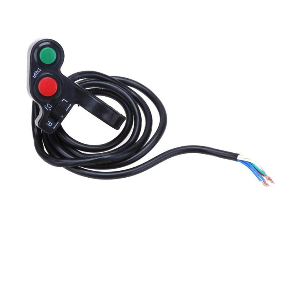 7/8" Motorcycle For ATV Bike Handlebar Horn Turn Signal On/Off Light 3 In 1