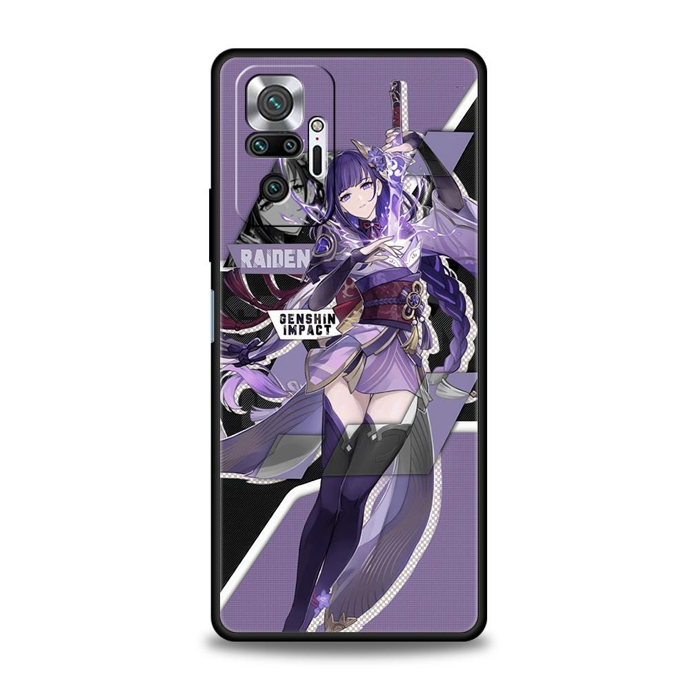 Роскошный чехол для телефона Hu Tao Genshin Impact для Xiaomi Redmi Note 12 11 10 Pro Plus 9S 9 8 7 9T 8T 9C 9A 5G K40 Gaming Soft Cover