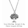 2025 Тренд Пары Ожерелье Дерево Жизни Цветок Жизни Ожерелье На Шею 43 см Цепь Самые Дешевые Товары Длинное Ожерелье